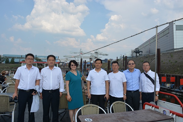 Die Delegation der Internationalen Land Port der Stadt Lanzhou besuchte Duisburg