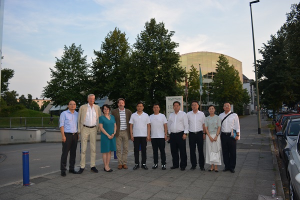 Die Delegation der Internationalen Land Port der Stadt Lanzhou besuchte Duisburg