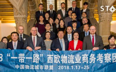 Empfang der chinesischen ”One Belt One Road” Europa Logistik & Geschäft Ermittlung Delegation im Duisburger Rathaus