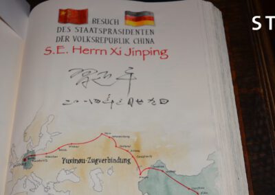 Empfang des Vize-Oberbürgermeisters von Chongqing im Rathaus der Stadt Duisburg