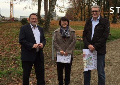 Treffen mit der Wirtschaftsförderung der Stadt Nettetal und Besichtigung der potenziellen Grundstücke am 05.11.2015